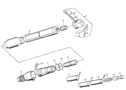 Figure 0 Diagram and Parts List for B20L  Chicago Pneumatic Scaler